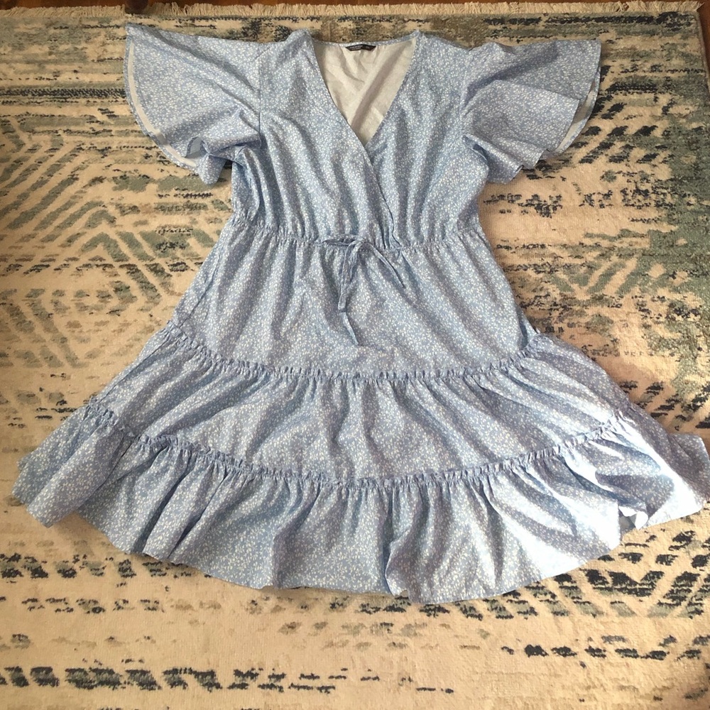 SHEIN Blue Flowy Dress